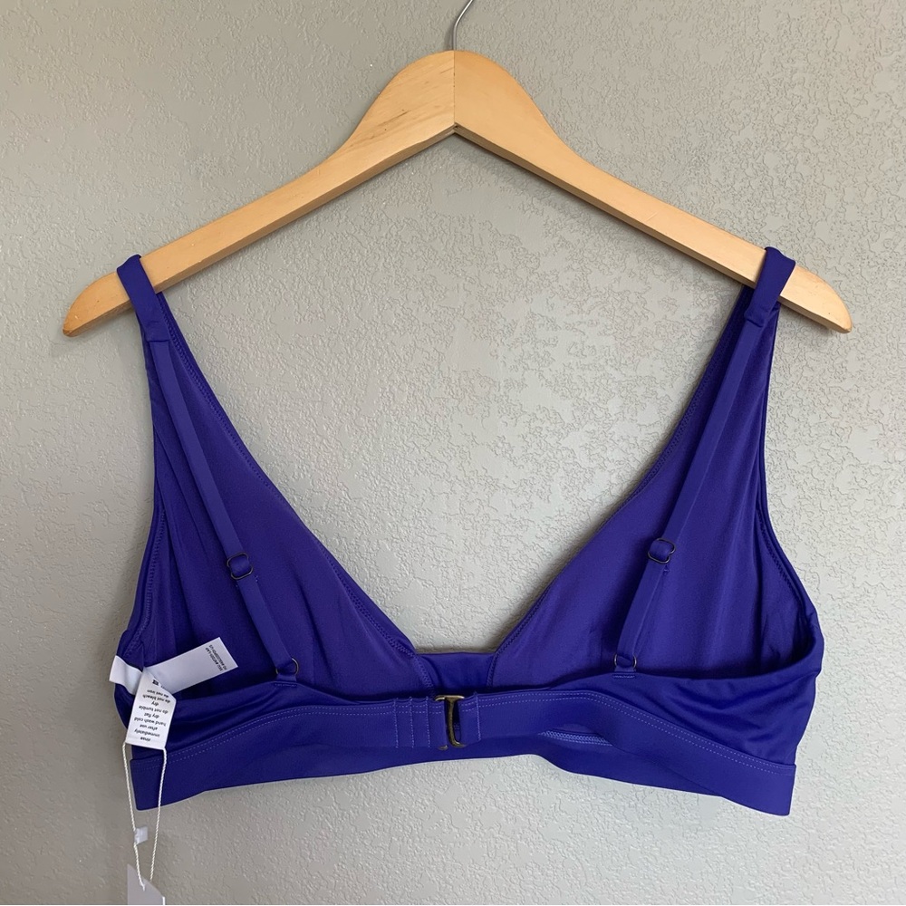 Andie Size Large Lapis Blue Tahiti Bikini Top Swimwear NWT - Picture 5 of 12